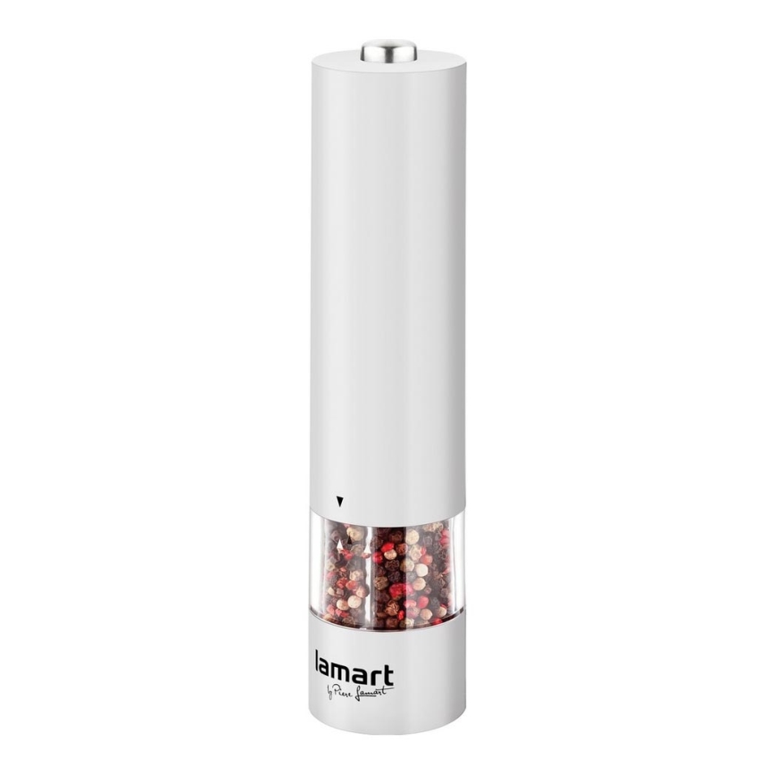 Lamart - Moedor elétrico de especiarias 4xAA branco