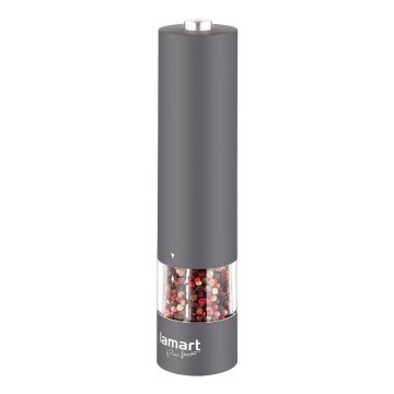 Lamart - Moedor elétrico de especiarias 4xAA cinzento