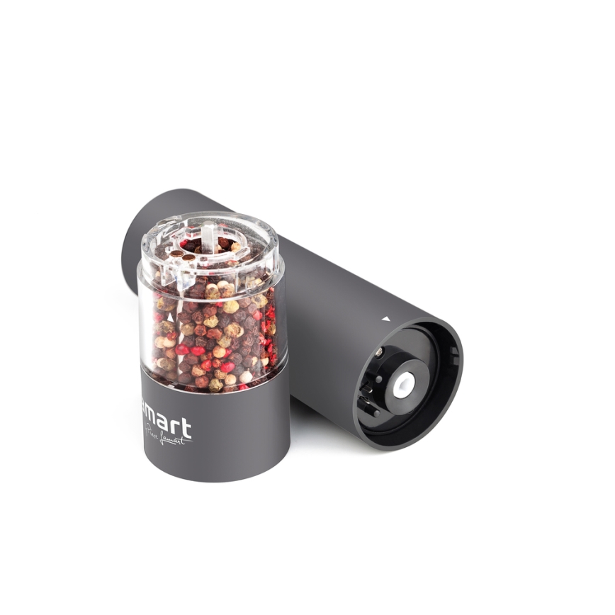 Lamart - Moedor elétrico de especiarias 4xAA cinzento