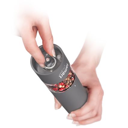 Lamart - Moedor elétrico de especiarias 4xAA cinzento
