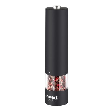 Lamart - Moedor elétrico de especiarias 4xAA preto