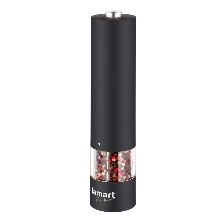 Lamart - Moedor elétrico de especiarias 4xAA preto