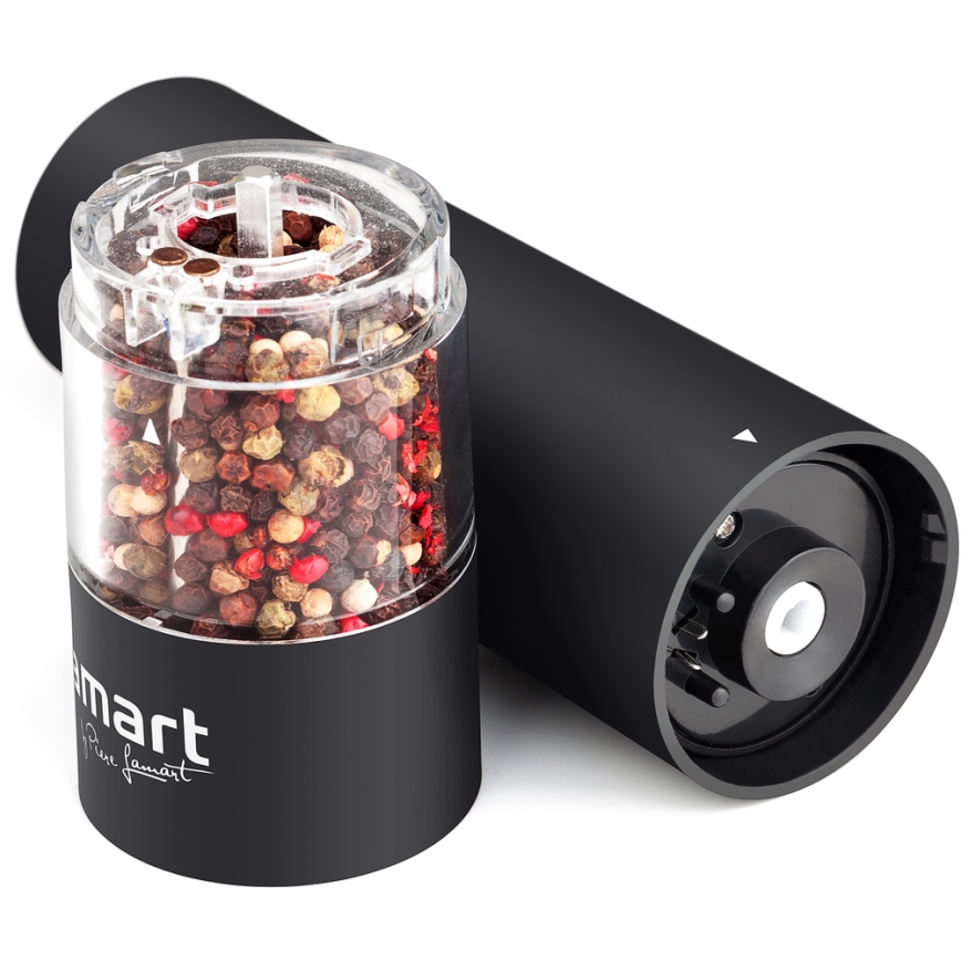 Lamart - Moedor elétrico de especiarias 4xAA preto