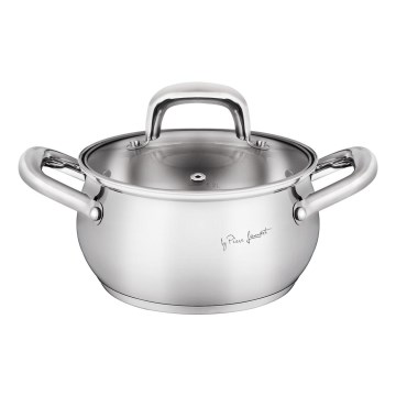 Lamart - Pote com tampa de 16 cm de aço inoxidável