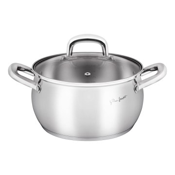 Lamart - Pote com tampa de 20 cm de aço inoxidável