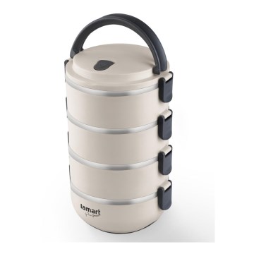 Lamart - Recipiente térmico para alimentos 2,4 l bege