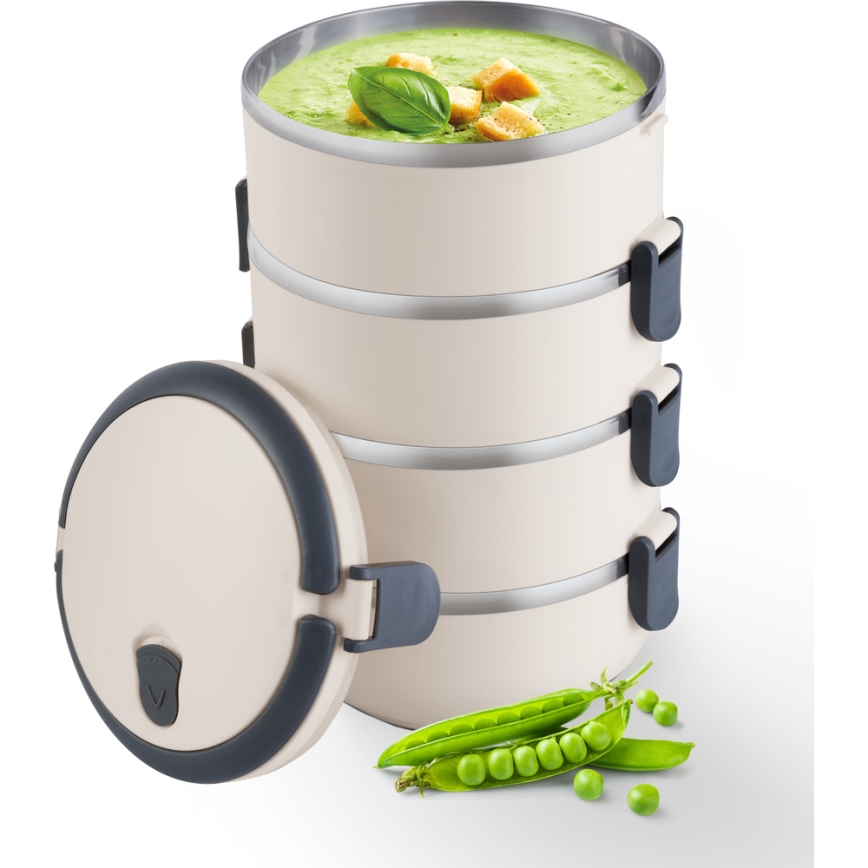 Lamart - Recipiente térmico para alimentos 2,4 l bege