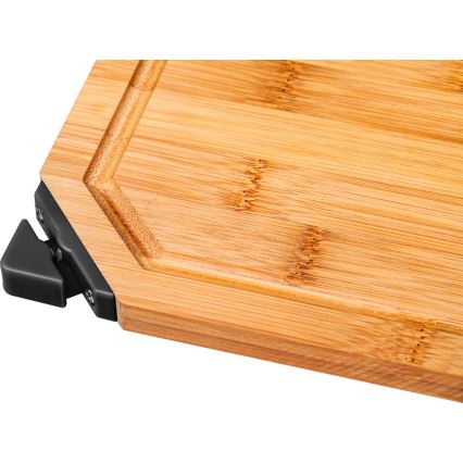 Lamart - Tábua de cortar cozinha com amolador de facas 32x22 cm