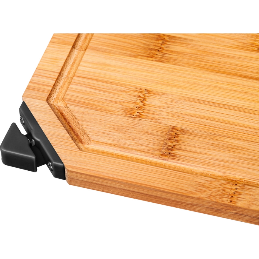 Lamart - Tábua de cortar cozinha com amolador de facas 32x22 cm