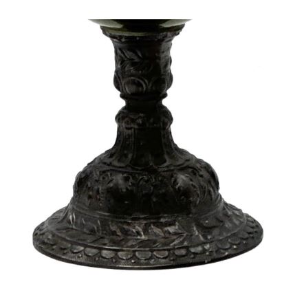 Lâmpada a petróleo BARBORA 54 cm verde floresta