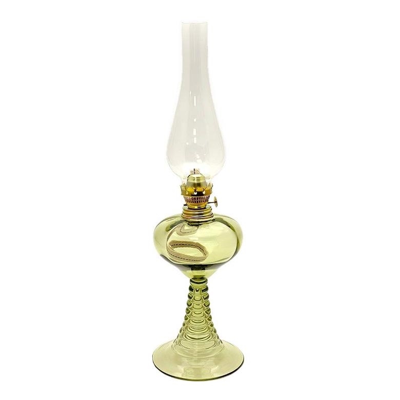 Lâmpada a petróleo MIRKA 42 cm verde floresta