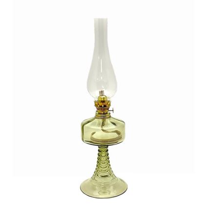 Lâmpada a petróleo PETRA 42 cm verde floresta