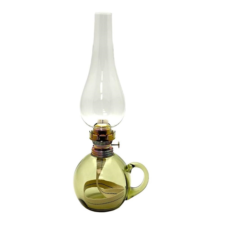 Lâmpada a petróleo SOFIE 38 cm verde floresta