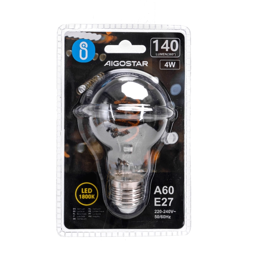 Lâmpada com filamento LED A60 E27/4W/230V 1800K - Aigostar