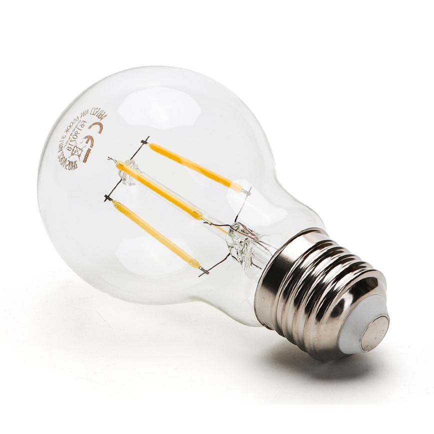 Lâmpada com Filamento LED A60 E27/8W/230V 2700K - Aigostar