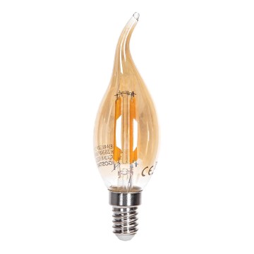 Lâmpada com Filamento LED C35 E14/4W/230V 2200K - Aigostar