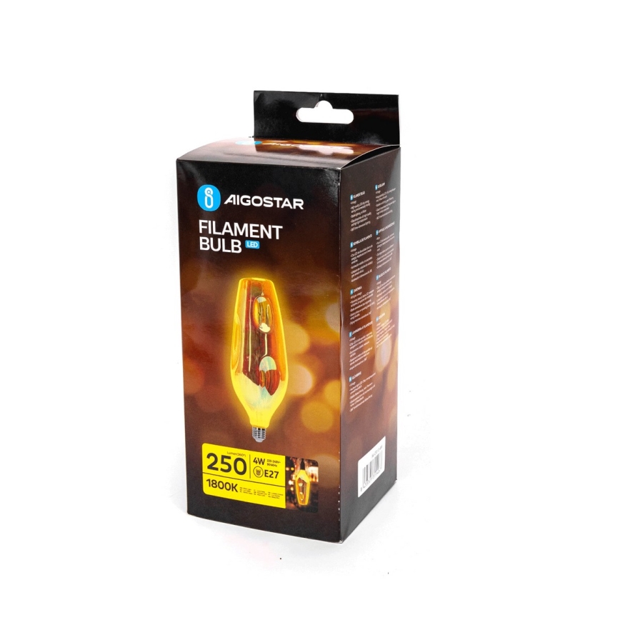 Lâmpada com Filamento LED CR110 E27/4W/230V 1800K - Aigostar
