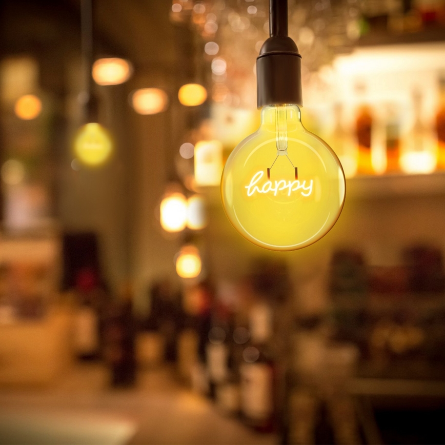 Lâmpada com Filamento LED E27/4W/230V 1800K happy - Aigostar