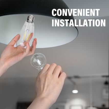 Lâmpada com FILAMENTO LED ST64 E27/6W/230V 6500K - Aigostar