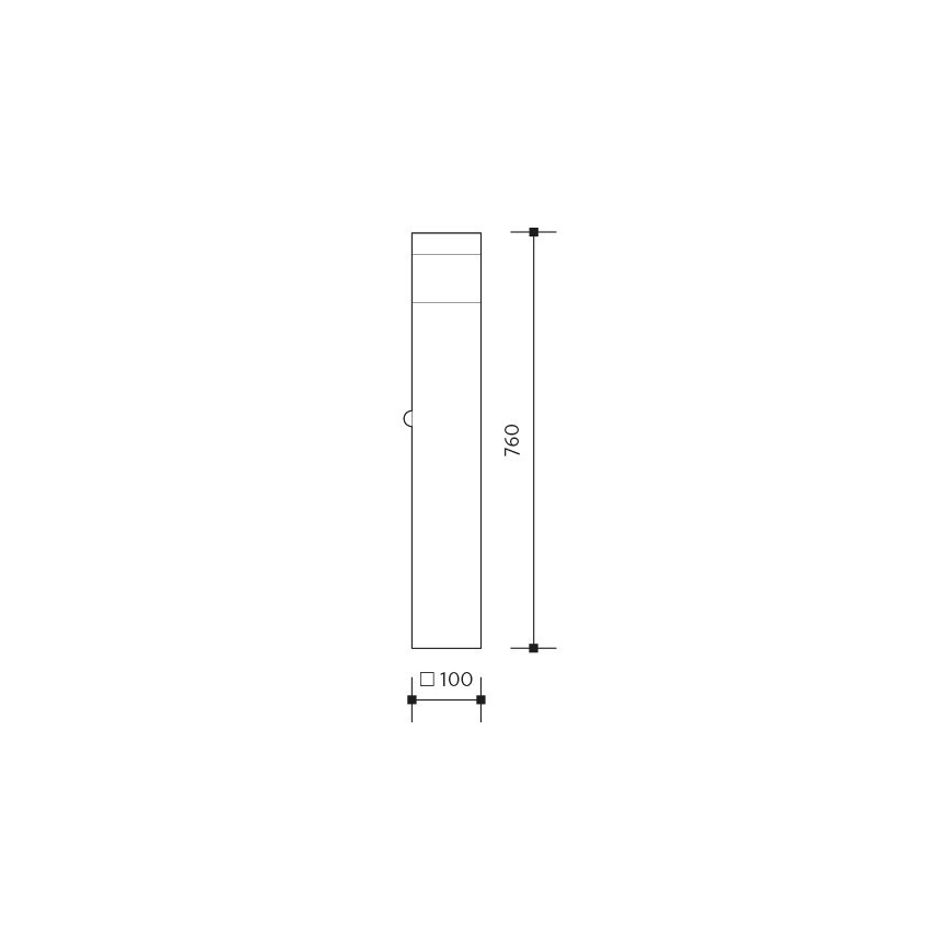 Lâmpada com sensor de exterior GARD 1xE14/60W/230V IP44