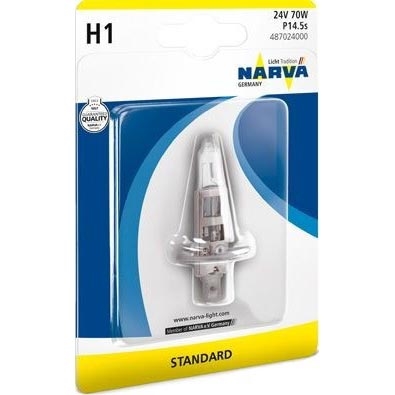Lâmpada de carro H1 P14.5s/70W/24V - Narva 48702NVAB1