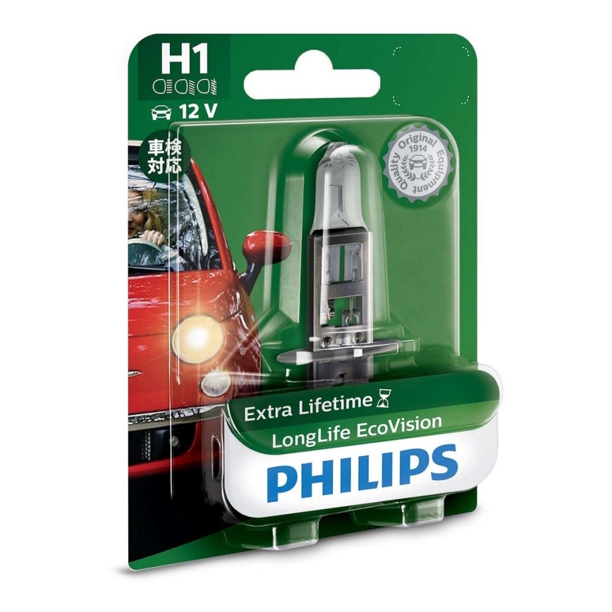 Lâmpada de carro Philips ECO VISION 12258LLECOB1 H1 P14,5s/55W/12V