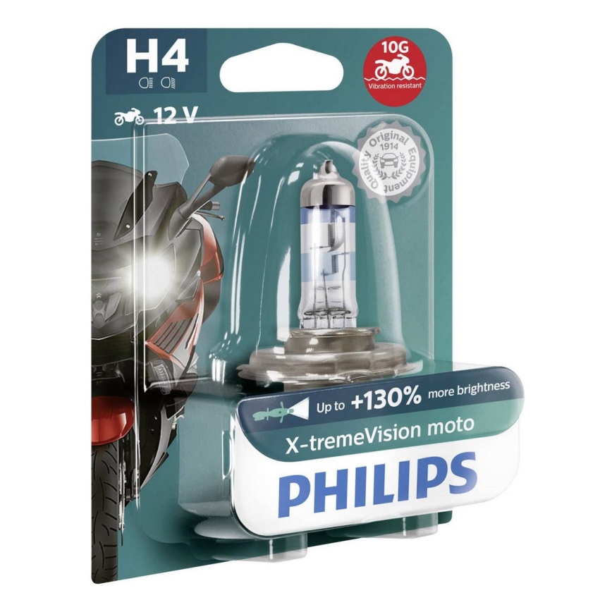 Lâmpada de carro Philips X-TREME VISÃO MOTO 12342XVBW H4 P43t-38/55W/12V