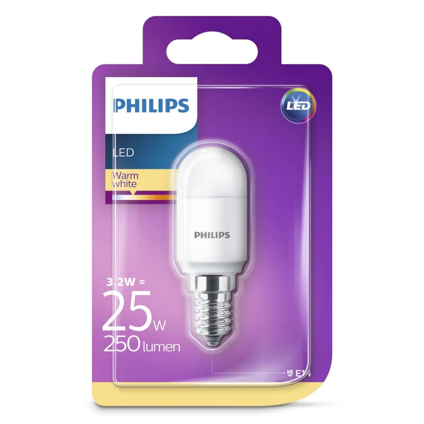 Lâmpada de frigorífico LED Philips E14/3,2W/230V 2700K