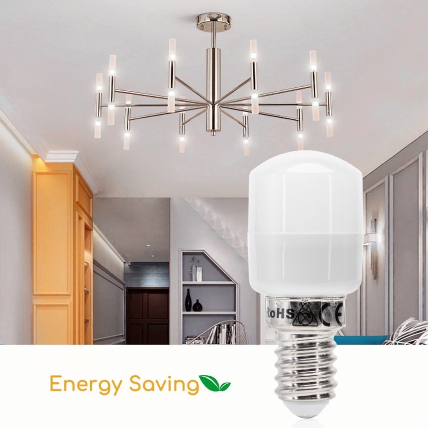 Lâmpada de frigorífico LED T26 E14/2,5W/230V 6500K - Aigostar