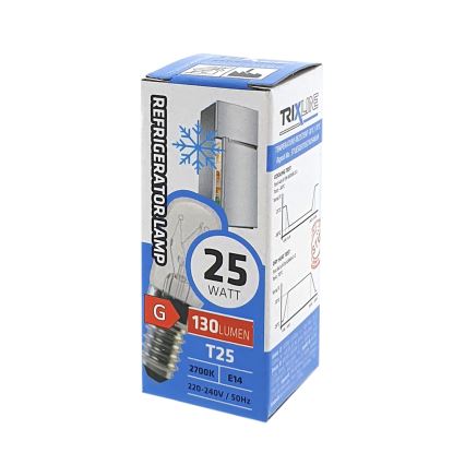 Lâmpada de frigorífico T25 E14/25W/230V 2700K