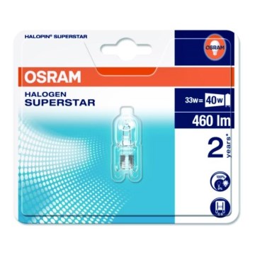 Lâmpada de halogéneo HALOPIN G9/33W/230V 2700K - Osram