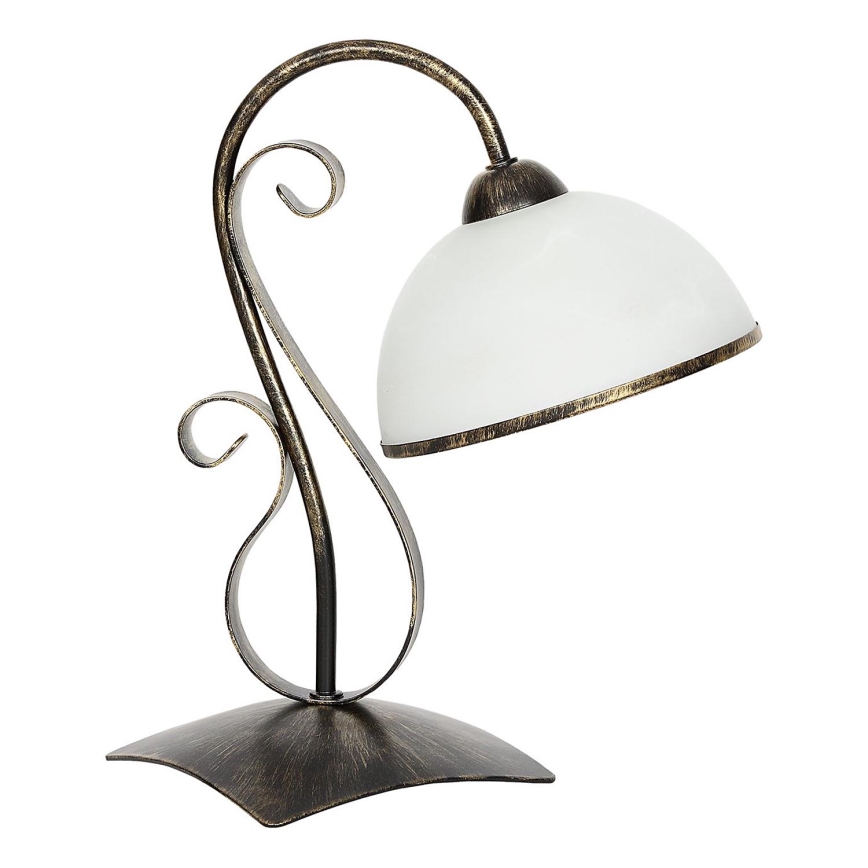 Lâmpada de mesa ANTICA 1xE27/60W/230V