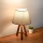 Lâmpada de mesa AYD 1xE27/40W/230V castanha/bege