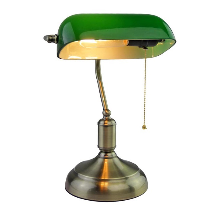 Lâmpada de mesa BANKER 1xE27/60W/230V