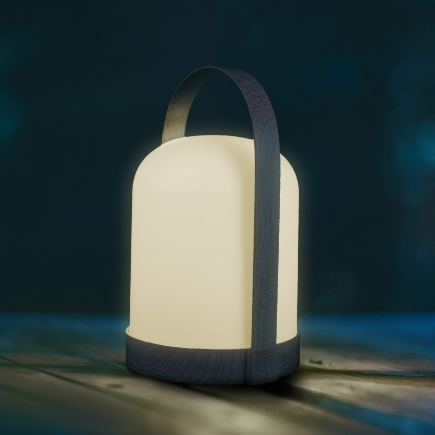 Lâmpada de mesa decorativa LED RGBW MINORKA LED/0,3W/4,5V 3xAA