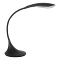 Lâmpada de mesa flexível LED regulável FRANCO LED/6,8W/230V preta