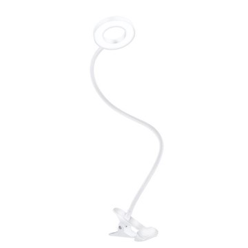Lâmpada de mesa LED dimerizável com clipe LED/8W/230V 3000/4000/5000K branca