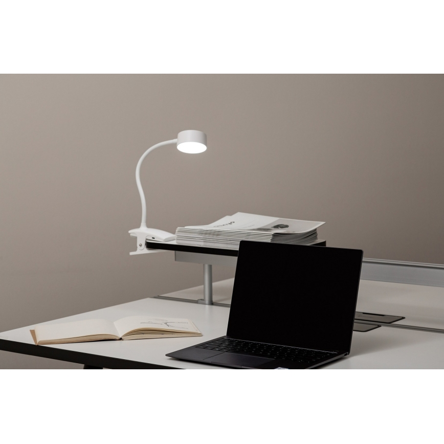 Top Light - Lâmpada de mesa LED dimmerizável com touch e clip BELLA LED/4,8W/5V 3000-6500K branca