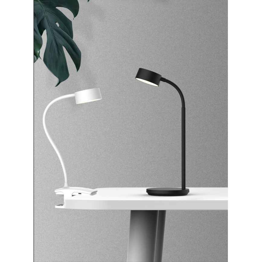 Top Light - Lâmpada de mesa LED dimmerizável com touch e clip BELLA LED/4,8W/5V 3000-6500K branca