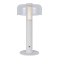 Lâmpada de mesa LED recarregável com dimmer tátil LED/1W/5V 3000K 1800 mAh branca