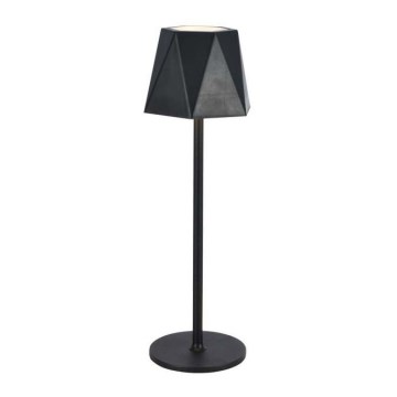 Lâmpada de mesa LED recarregável com dimmer tátil LED/4W/5V 3000-6000K 1800 mAh preta