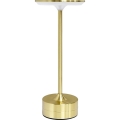 Lâmpada de mesa LED recarregável com toque TAVOLO LED/2,5W/5V 2400 mAh 3000-6000K dourada