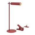 Lâmpada de mesa LED recarregável magnética dimmerizável 3 em 1 LED/3W/5V 4000K 1500 mAh vermelha