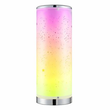 Lâmpada de mesa LED RGBW regulável STELLA MINI LED/5W/5V + controlo remoto