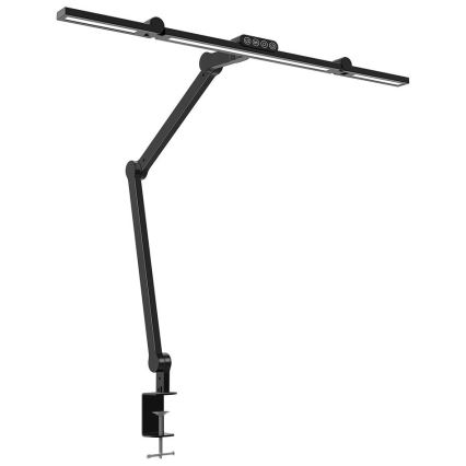 Lâmpada de mesa flexível LED com dimmer tátil LED/24W/230V 3000-6500K CRI 92 preta