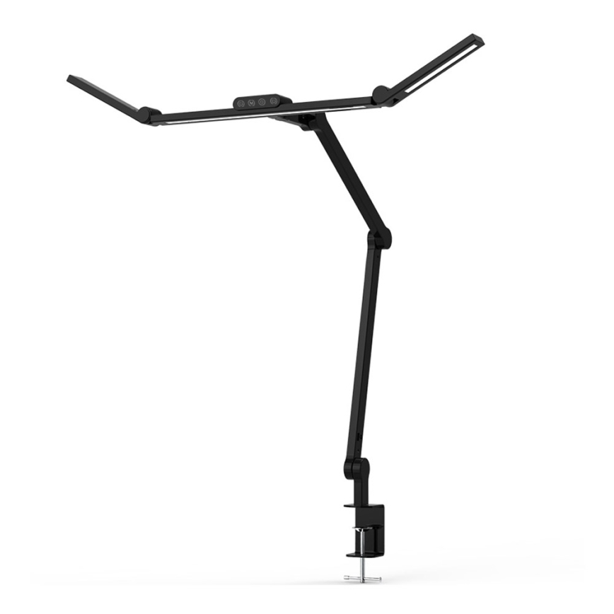 Lâmpada de mesa flexível LED com dimmer tátil LED/24W/230V 3000-6500K CRI 92 preta