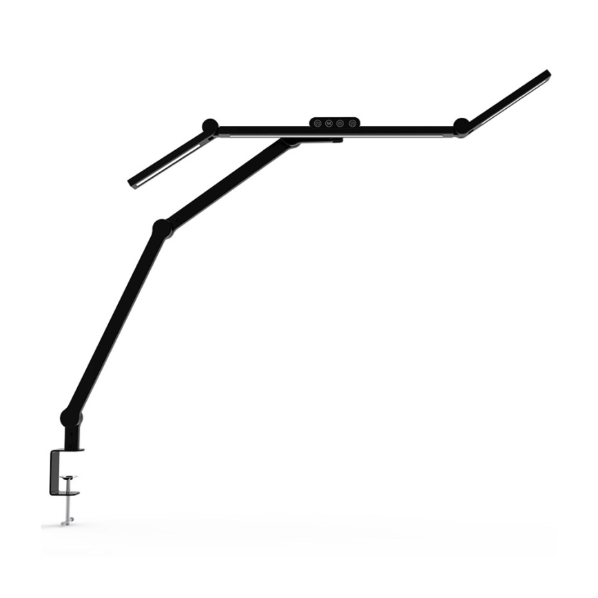 Lâmpada de mesa flexível LED com dimmer tátil LED/24W/230V 3000-6500K CRI 92 preta