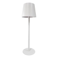 Lâmpada de mesa LED tátil regulável LED/5W/5V USB 1200 mAh branca