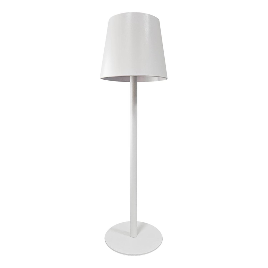 Lâmpada de mesa LED tátil regulável LED/5W/5V USB 1200 mAh branca