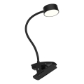 Lâmpada de mesa LED touch dimmable com clipe BELLA LED/4,8W/5V 3000-6500K preta
